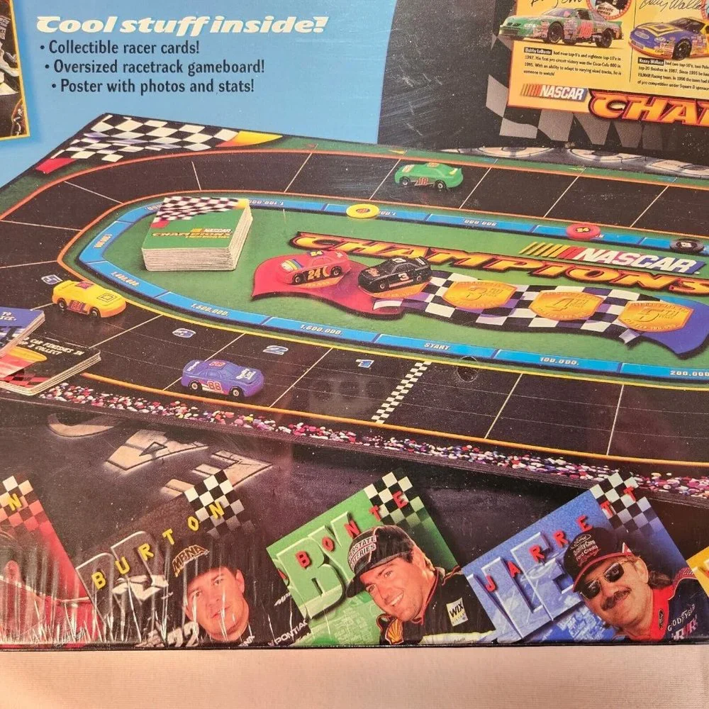 NASCAR‎ Champions Racing Board Game New Sealed Milton Bradley collectable cards